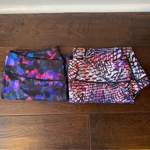 2 Pairs Zella Cropped Patterned Leggings